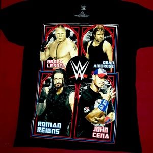 WWE, LIONS, and FORTNITE shirts